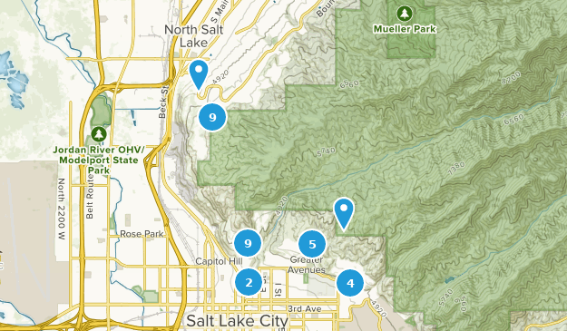 North Salt Lake, Utah Map