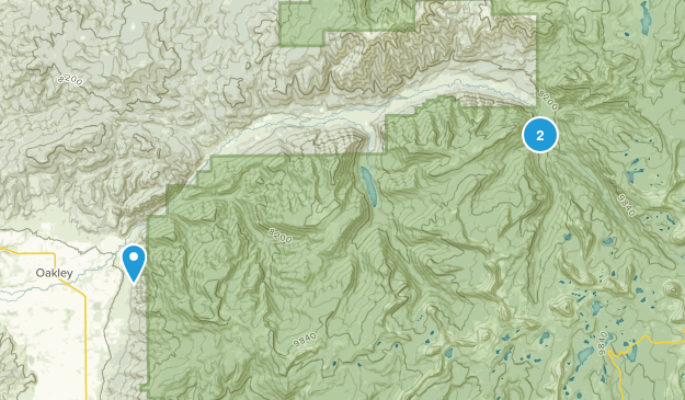 Oakley, Utah Map