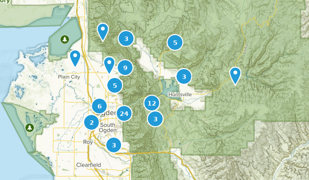 Ogden, Utah Map