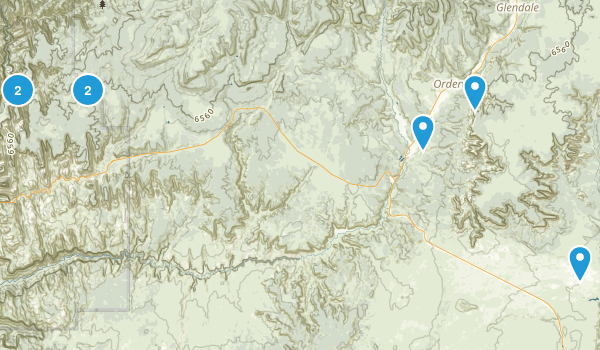 Orderville, Utah Map