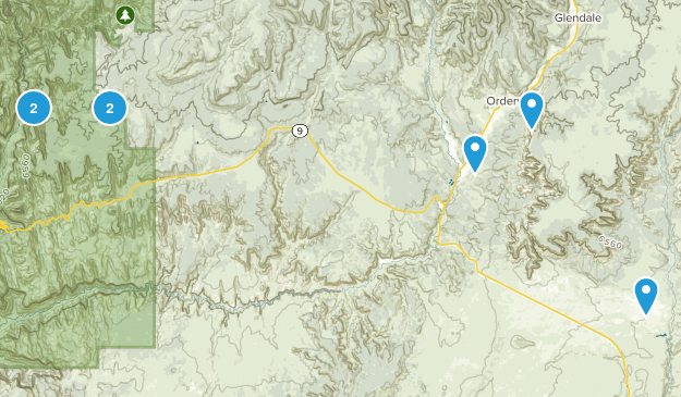 Orderville, Utah Map