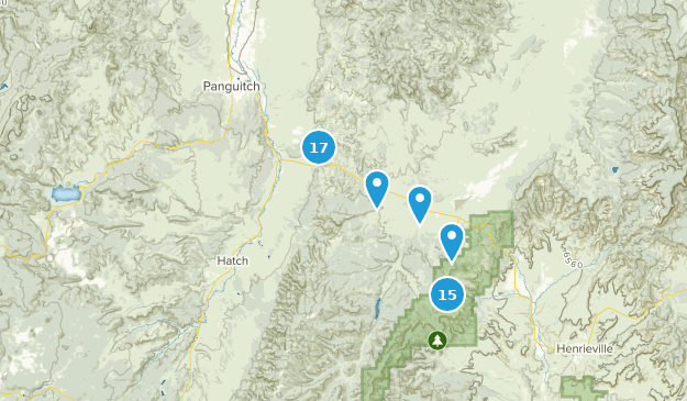 Panguitch, Utah Map