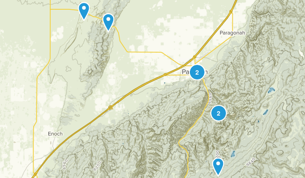 Parowan, Utah Map