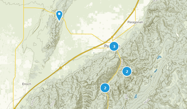 Parowan, Utah Map
