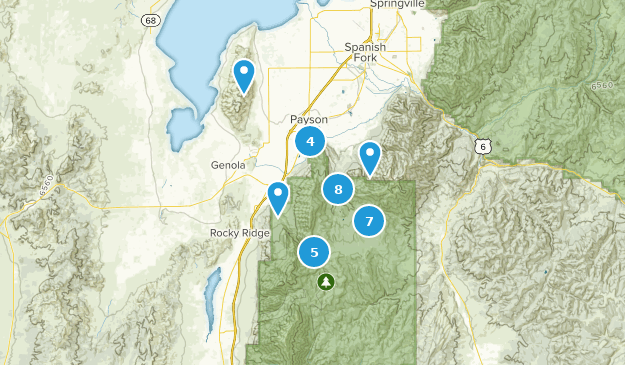 Payson, Utah Map