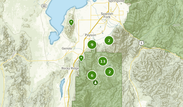 Payson, Utah Map