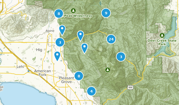 Pleasant Grove, Utah Map