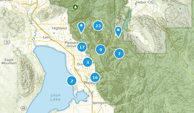 Provo, Utah Map