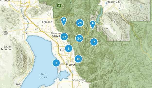 Provo, Utah Map