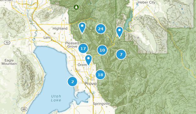 Provo, Utah Map