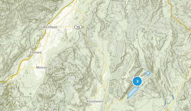 Richfield, Utah Map