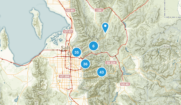 Salt Lake City, Utah Map