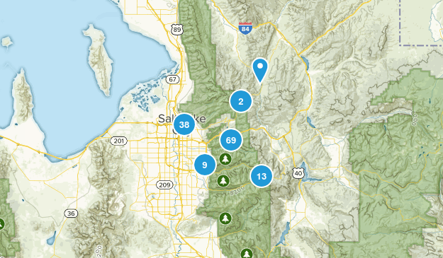 Salt Lake City, Utah Map
