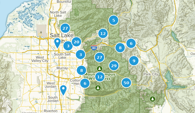 Salt Lake City, Utah Map