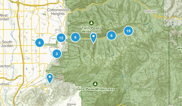 Sandy, Utah Map