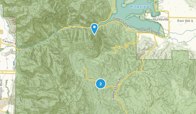 Snow Basin, Utah Map