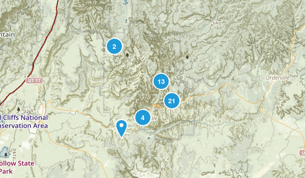Springdale, Utah Map