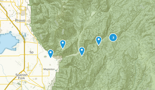 Springville, Utah Map