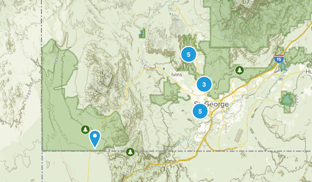 St George, Utah Map