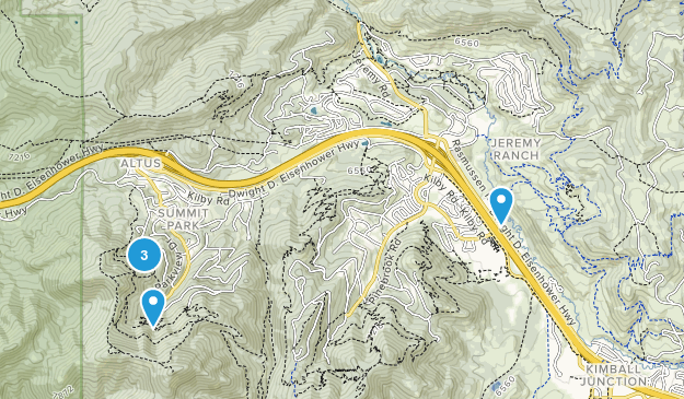 Summit Park, Utah Map