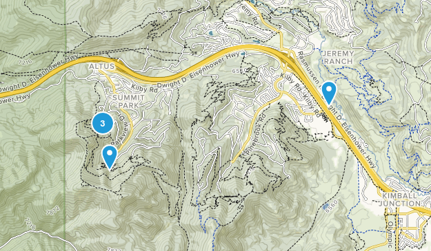 Summit Park, Utah Map