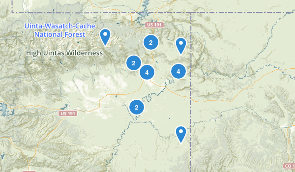 Vernal, Utah Map
