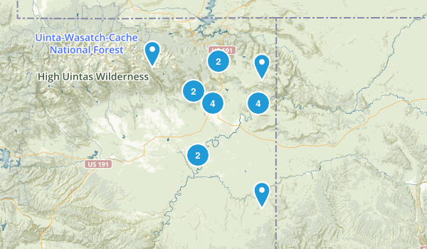 Vernal, Utah Map