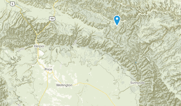 Wellington, Utah Map