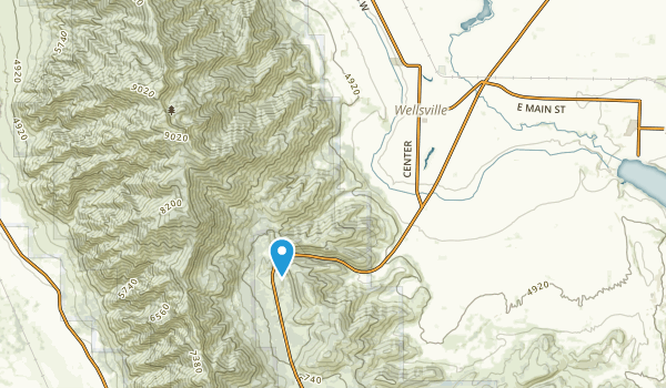 Wellsville, Utah Map