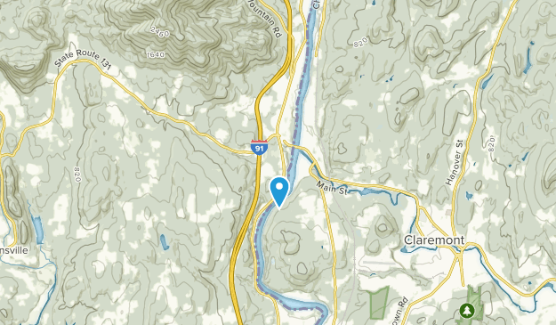 Ascutney, Vermont Map