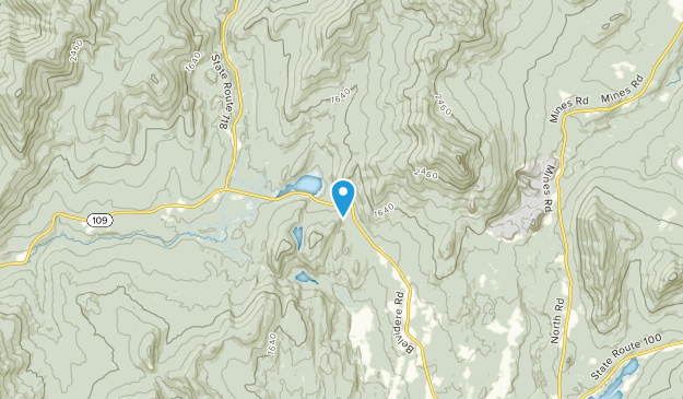 Belvidere Center, Vermont Map