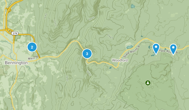 Bennington, Vermont Map