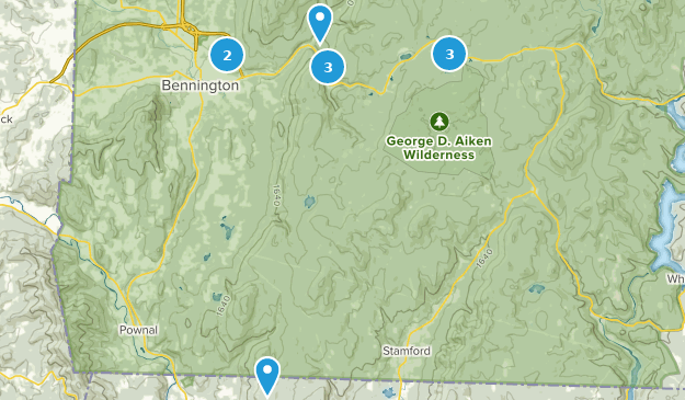 Bennington, Vermont Map