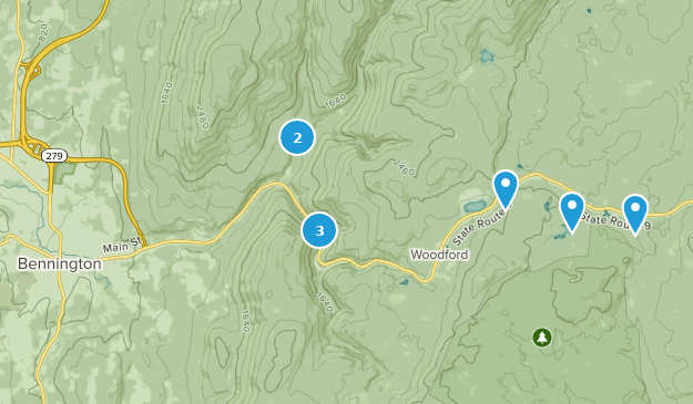 Bennington, Vermont Map