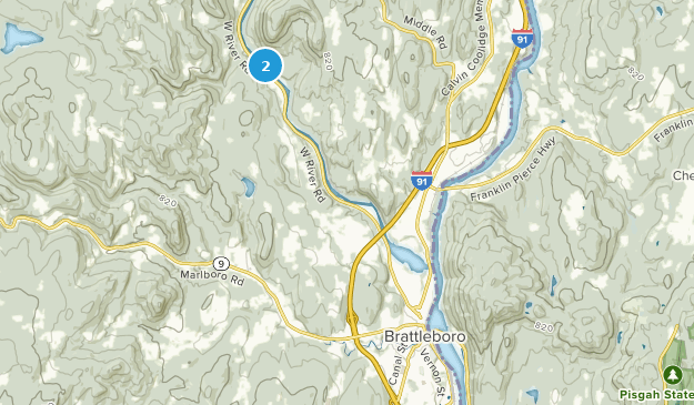 Brattleboro, Vermont Map