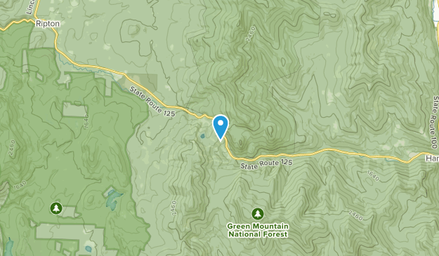 Bread Loaf, Vermont Map