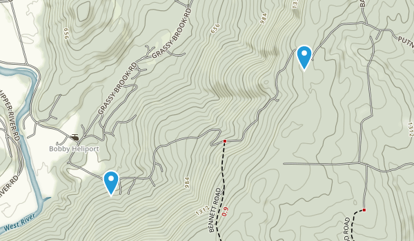 Brookline, Vermont Map