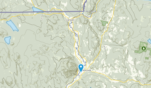 Canaan, Vermont Map