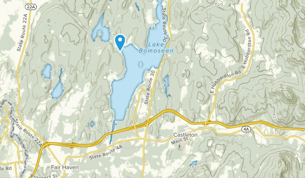 Castleton, Vermont Map