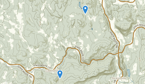 Cavendish, Vermont Map