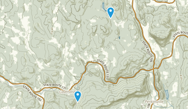 Cavendish, Vermont Map