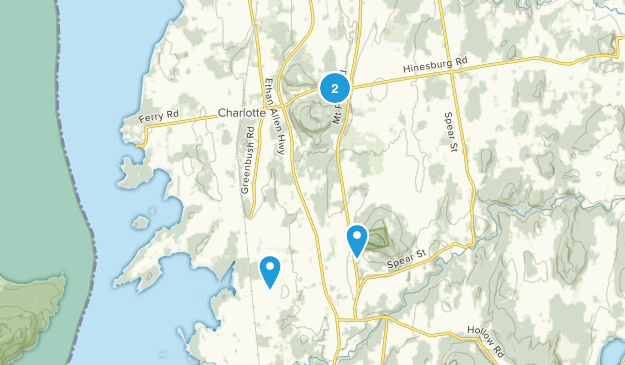 Charlotte, Vermont Map