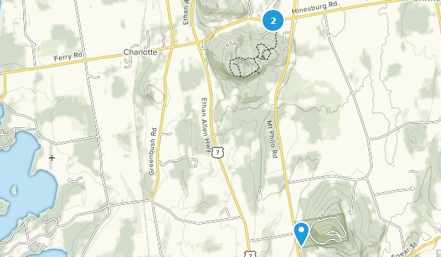 Charlotte, Vermont Map