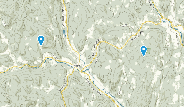 Chester, Vermont Map