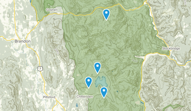 Chittenden, Vermont Map