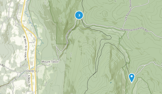 Danby, Vermont Map