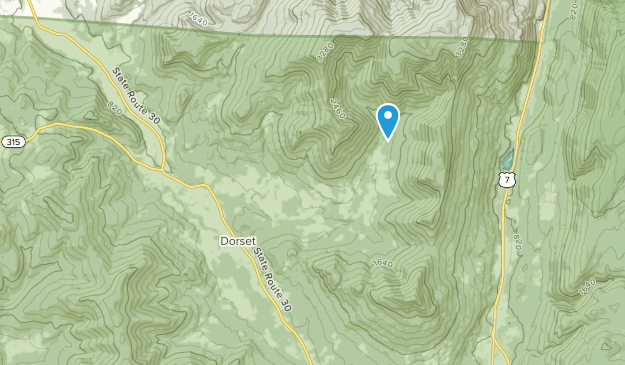 Dorset, Vermont Map