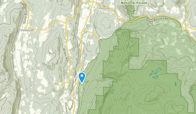 East Wallingford, Vermont Map