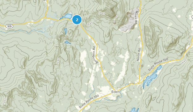 Eden, Vermont Map