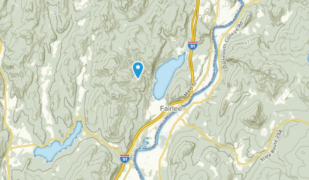 Fairlee, Vermont Map